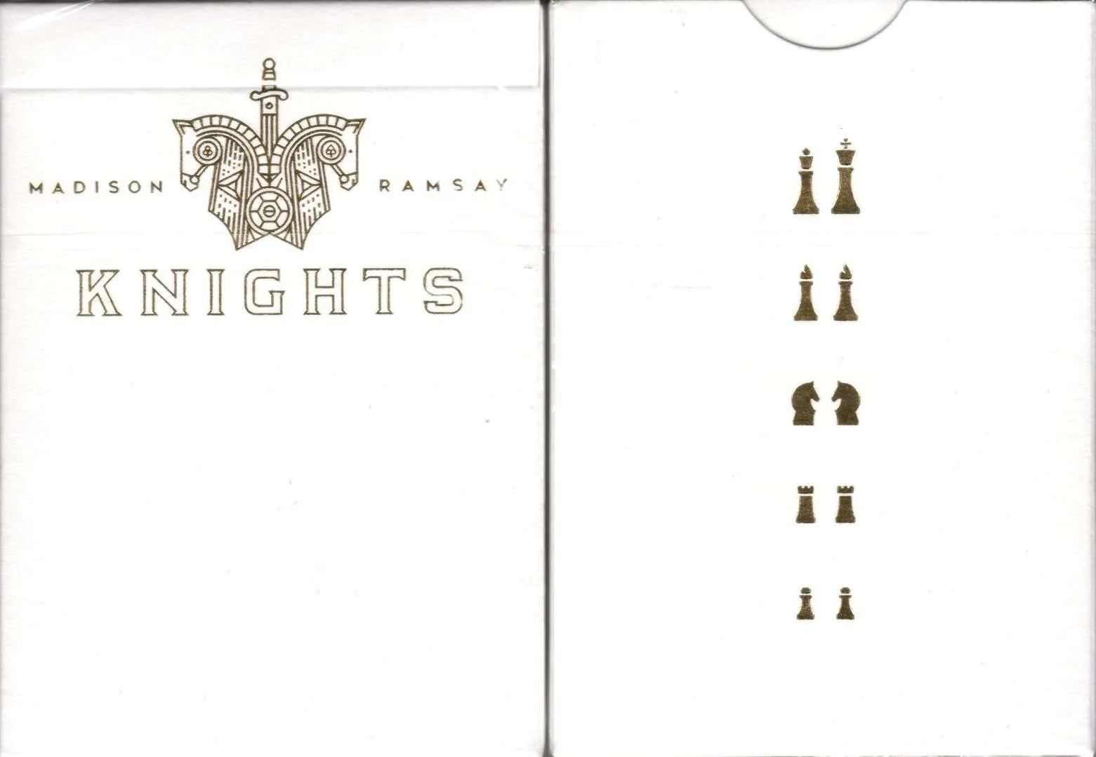 Knights Gold v2 Playing Cards Cartamundi