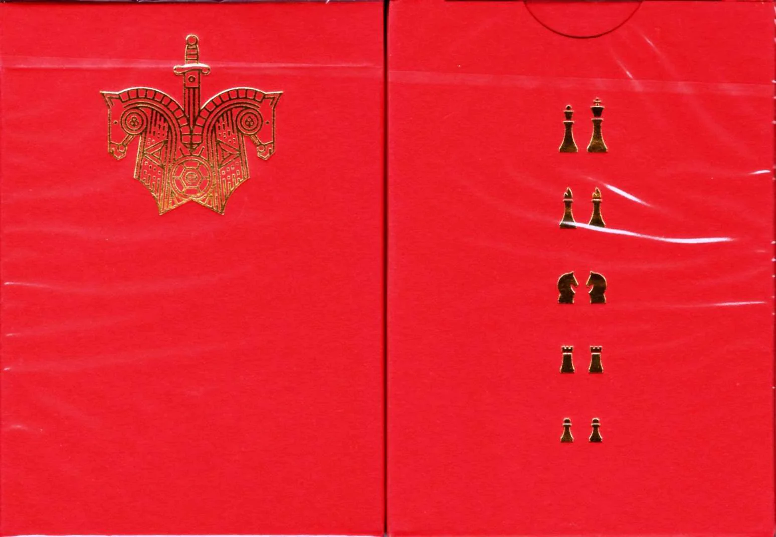 Knights Red Playing Cards USPCC