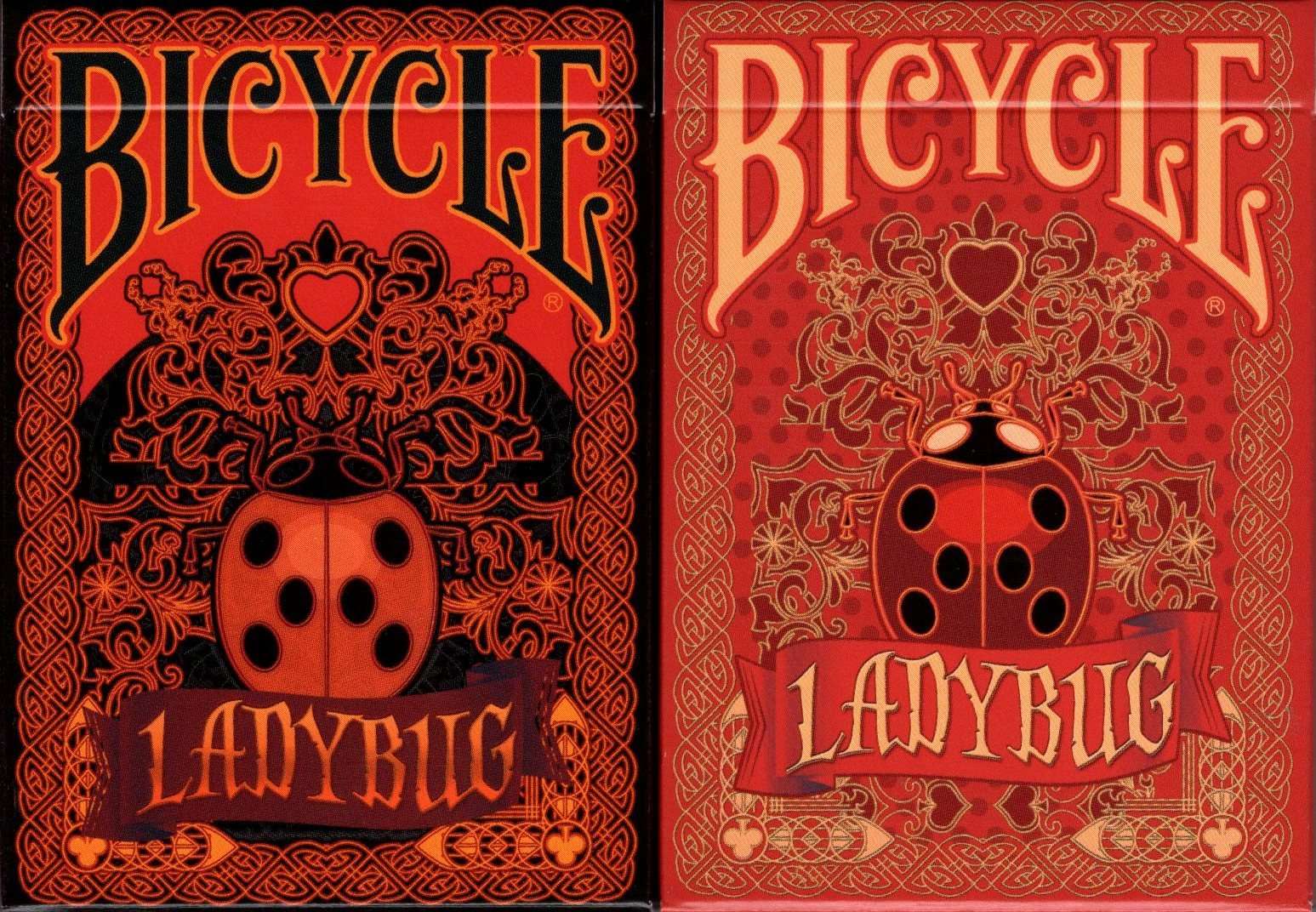 Ladybug Bicycle Playing Cards