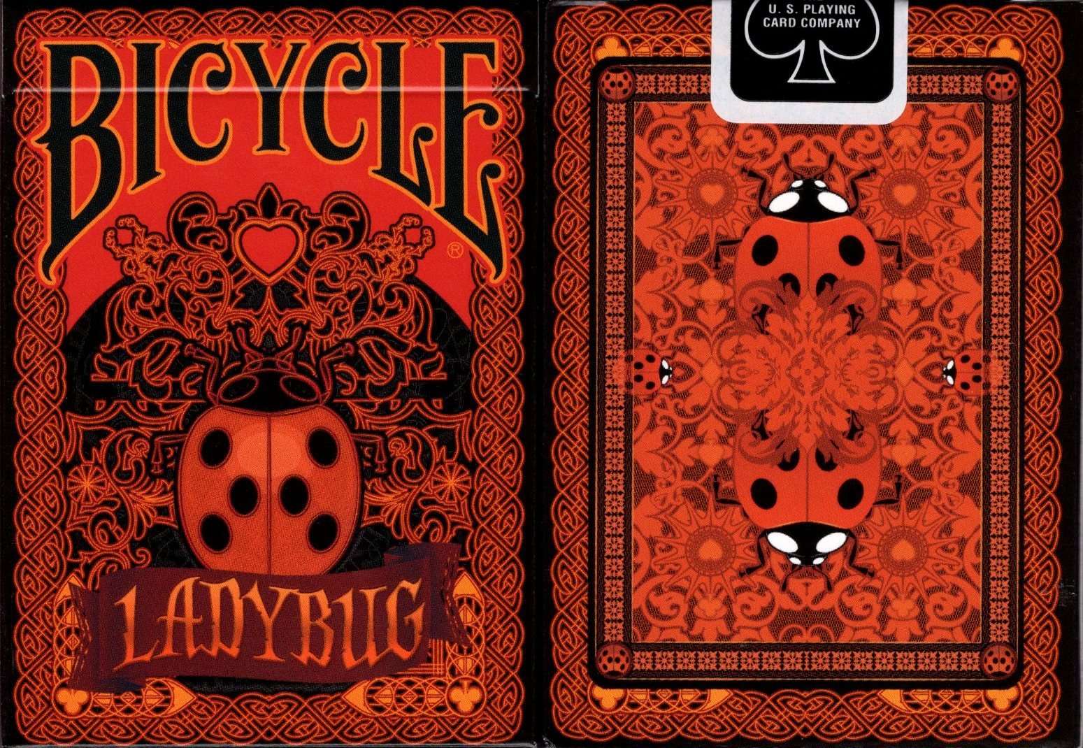 Ladybug Bicycle Playing Cards