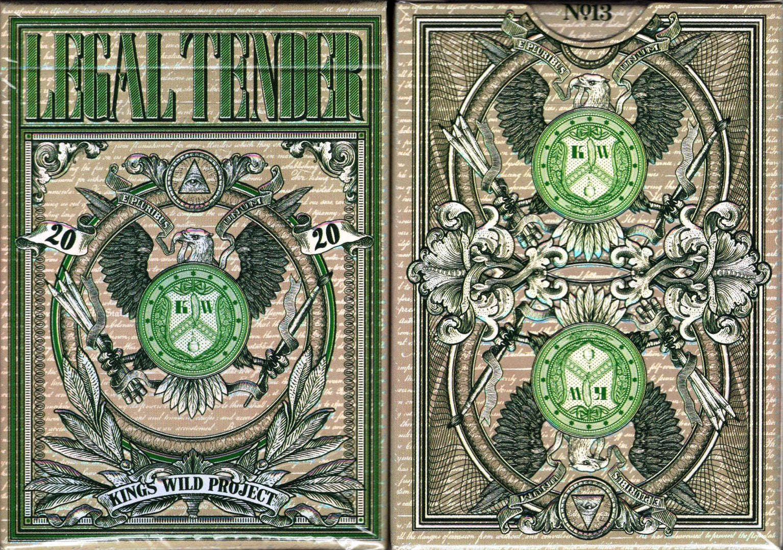 Legal Tender Holographic v2 Playing Cards EPCC