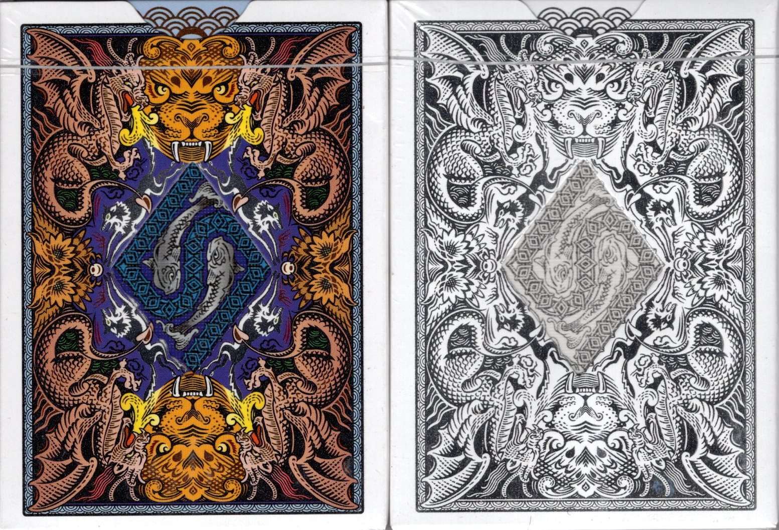 Legends Chromatic & Sterling Playing Cards 2 Deck Set LPCC