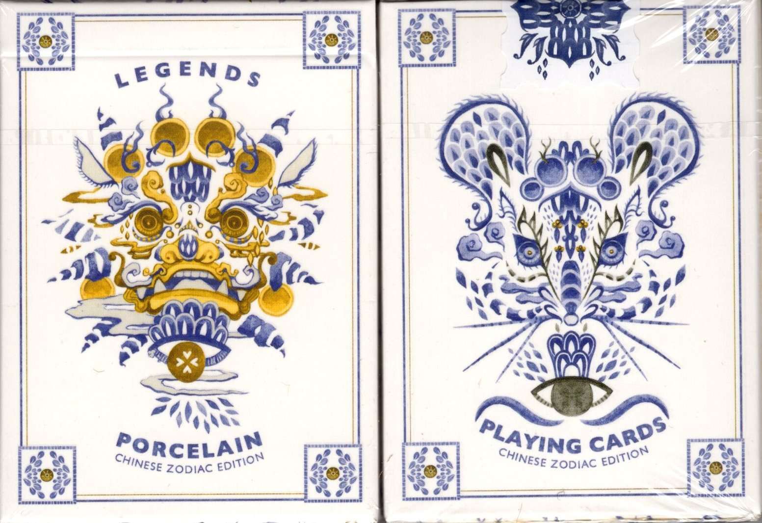 Legends Porcelain Chinese Zodiac Playing Cards LPCC