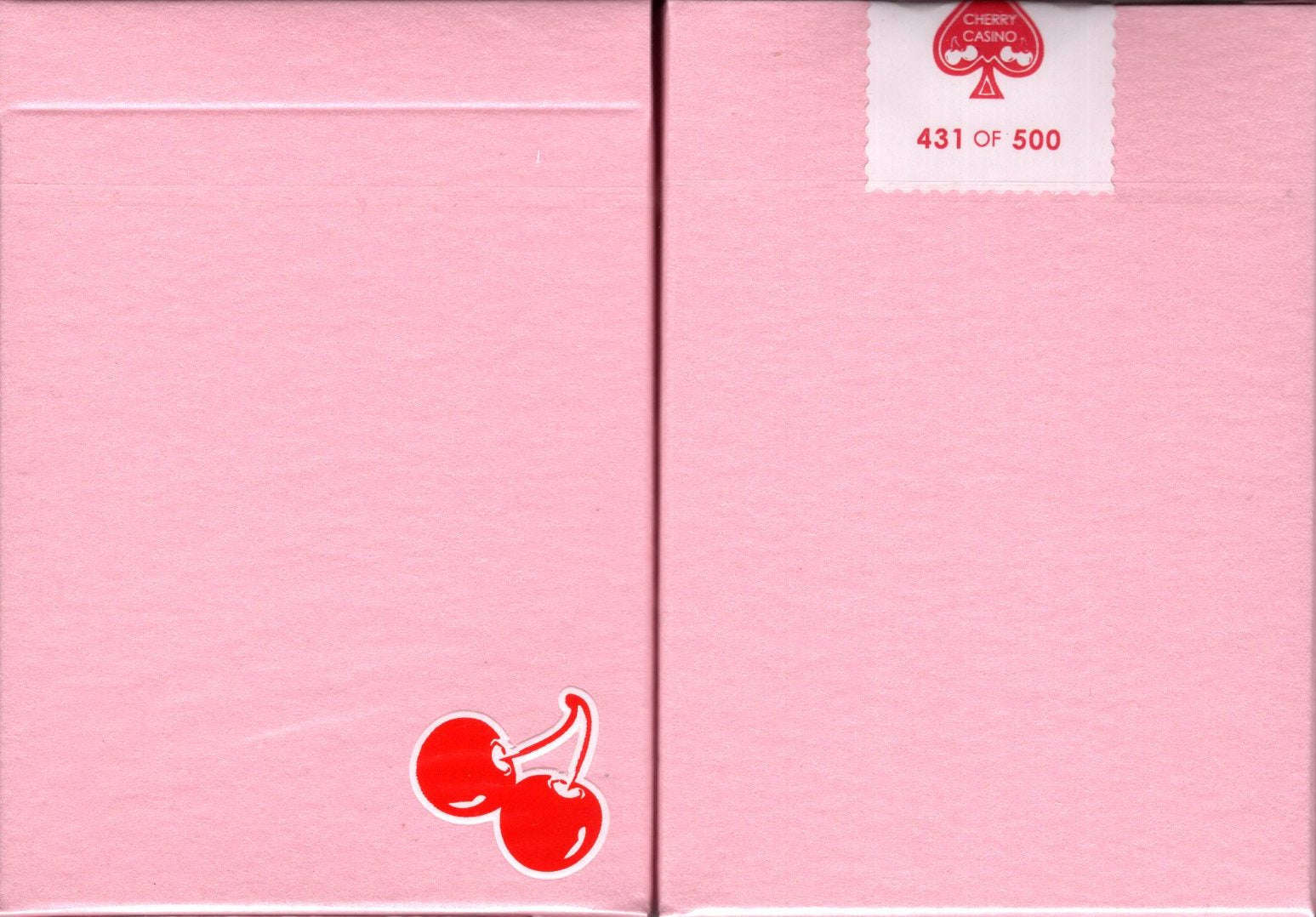Limited Edition Cherry Casino House Deck - Flamingo Pink Playing Cards: Las Vegas Glamour