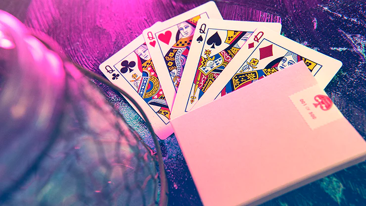 Limited Edition Cherry Casino House Deck - Flamingo Pink Playing Cards: Las Vegas Glamour