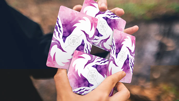 Lonely Wolf Purple Playing Cards MPC