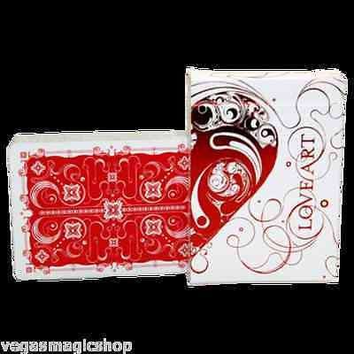 Love Art Red Playing Cards Custom Deck USPCC