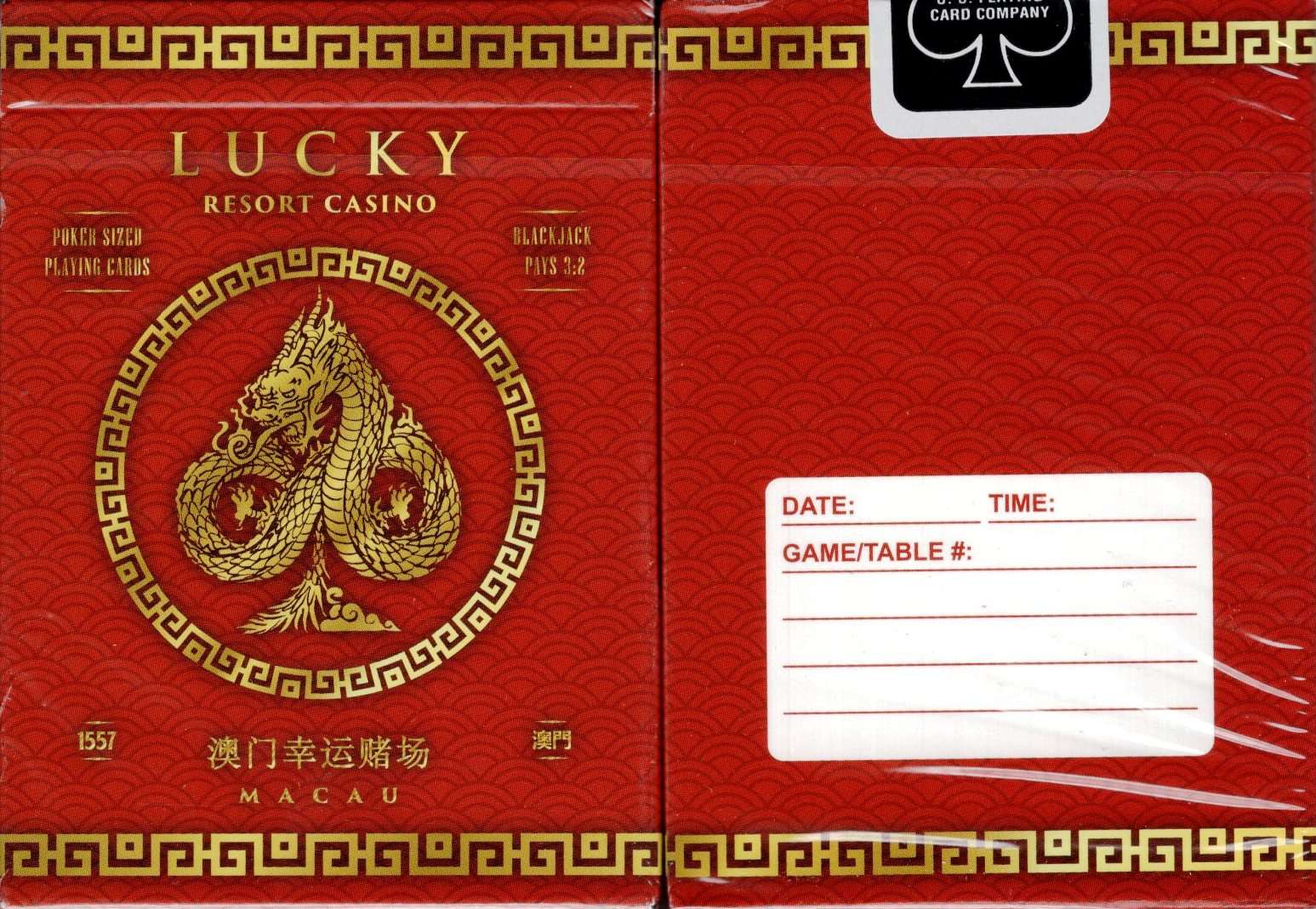 Lucky Casino Marked Playing Cards USPCC