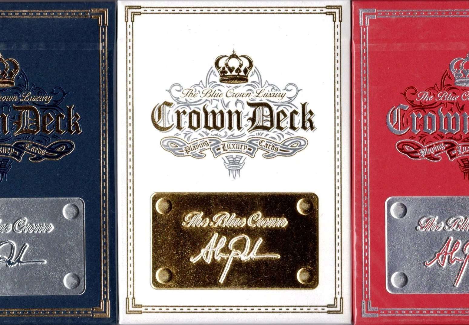 Luxury Crown Decks 3 Deck Set USPCC