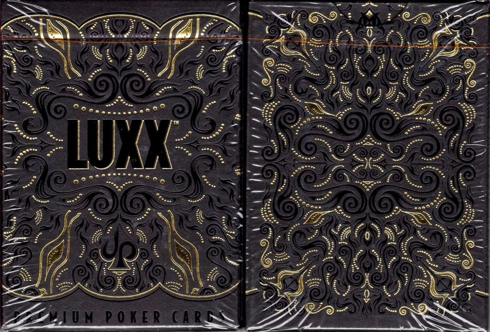 Luxx Shadow Gold v2 Playing Cards LPCC