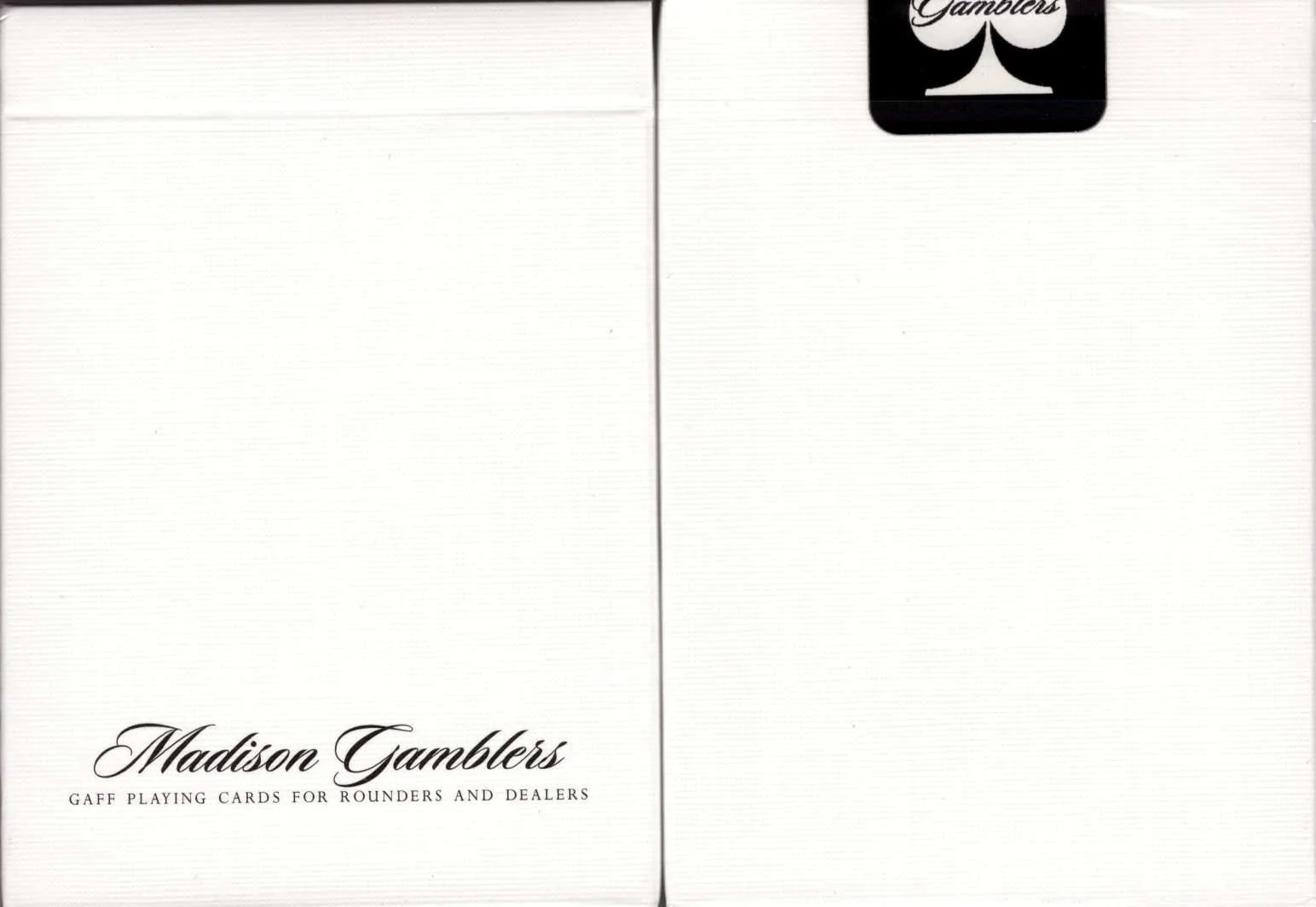 Madison Gamblers Gaff Playing Cards USPCC