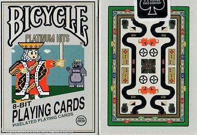 8-Bit Platinum Hits Pixelated Bicycle Playing Cards Deck