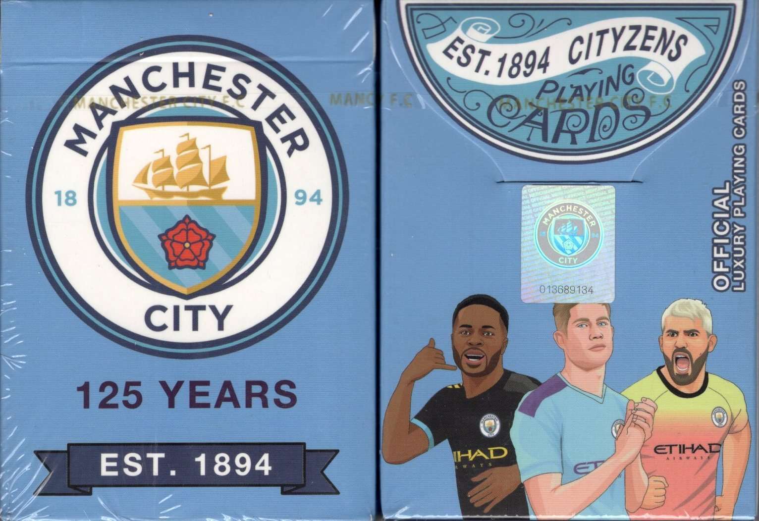 Manchester City Soccer Playing Cards