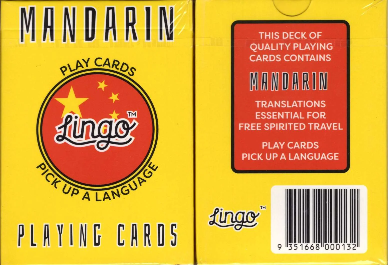 Mandarin Lingo Playing Cards