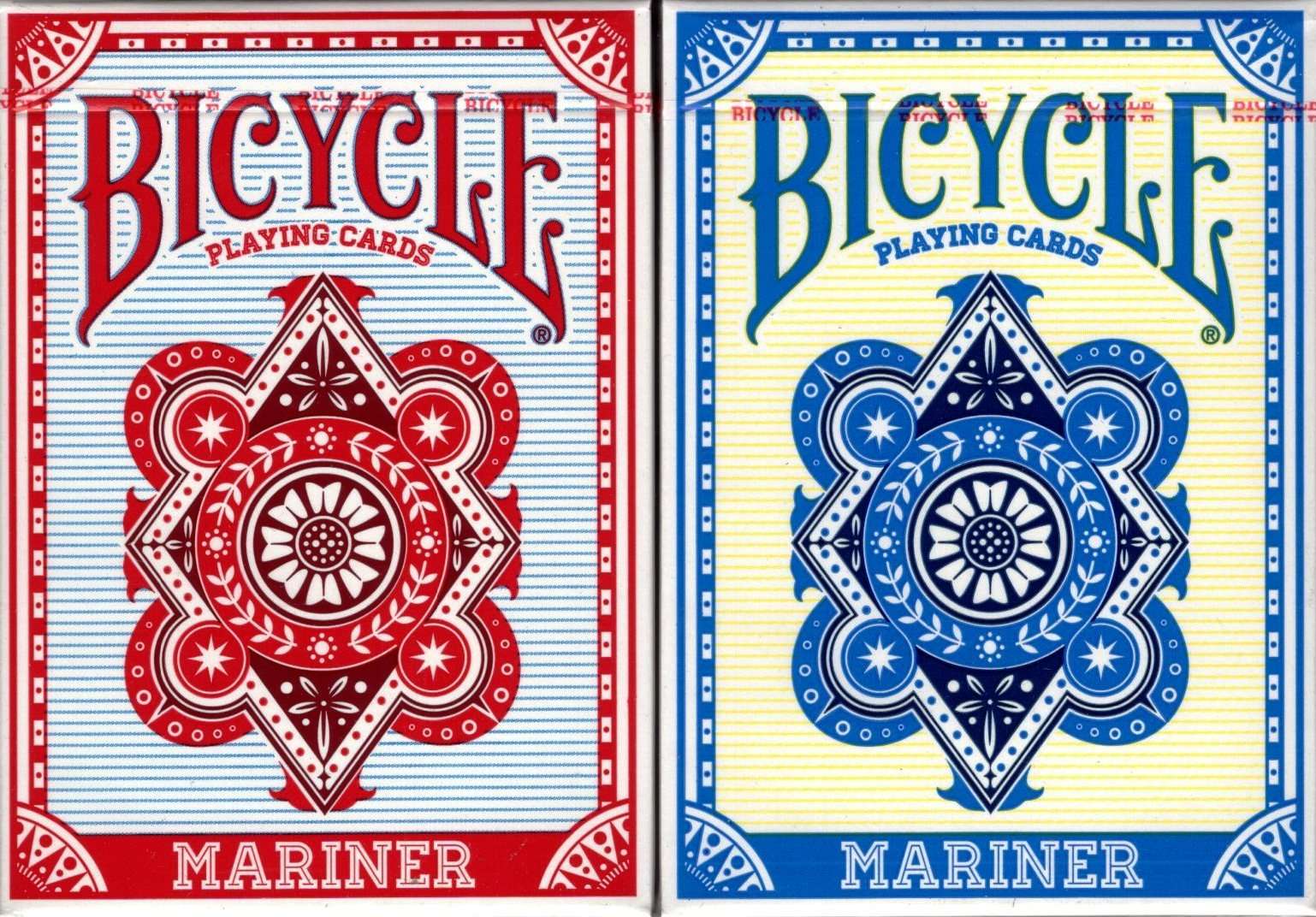 Mariner Red & Blue 2 Deck Set Bundle Bicycle Playing Cards