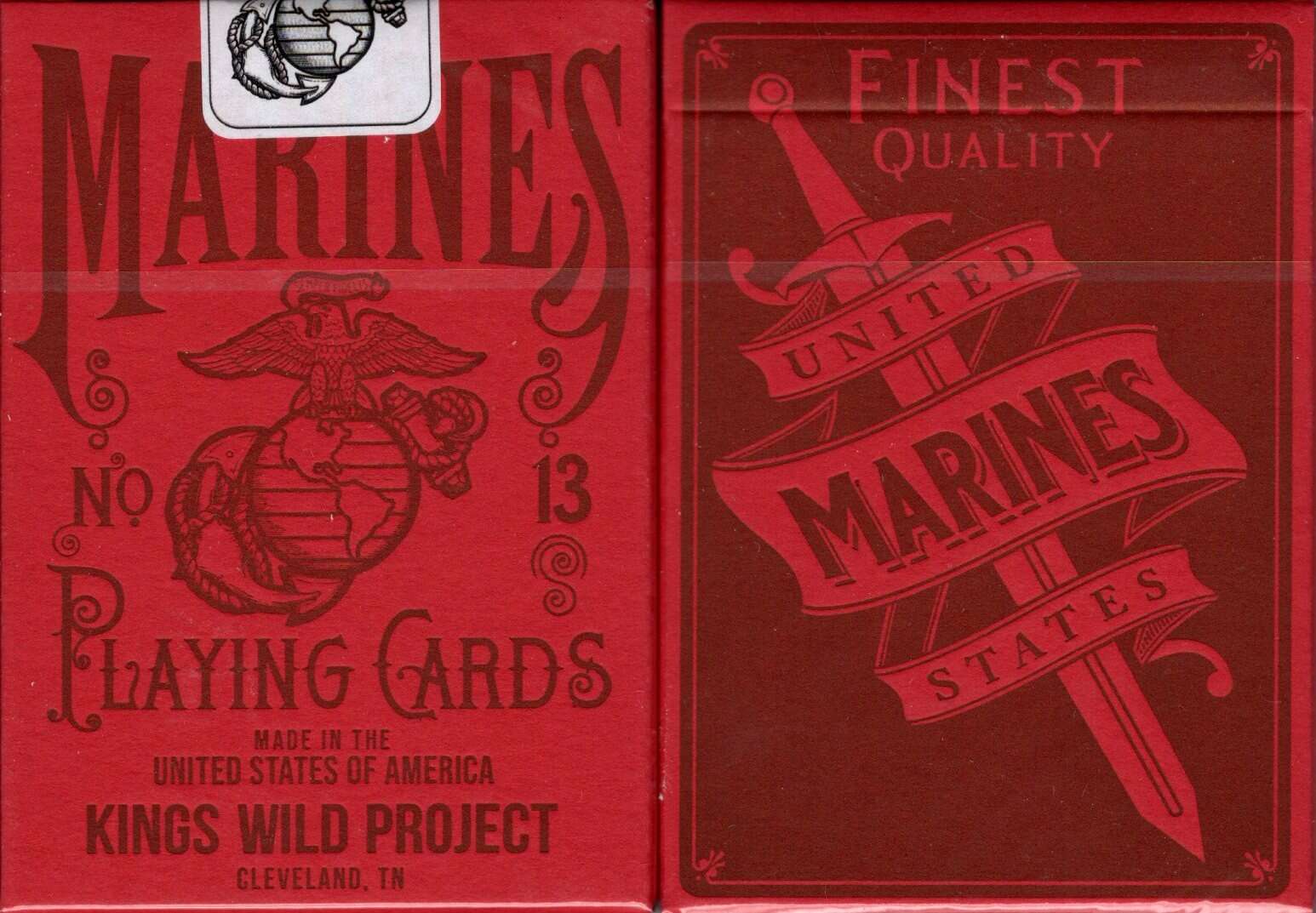 Marines Special Playing Cards by Kings Wild Project