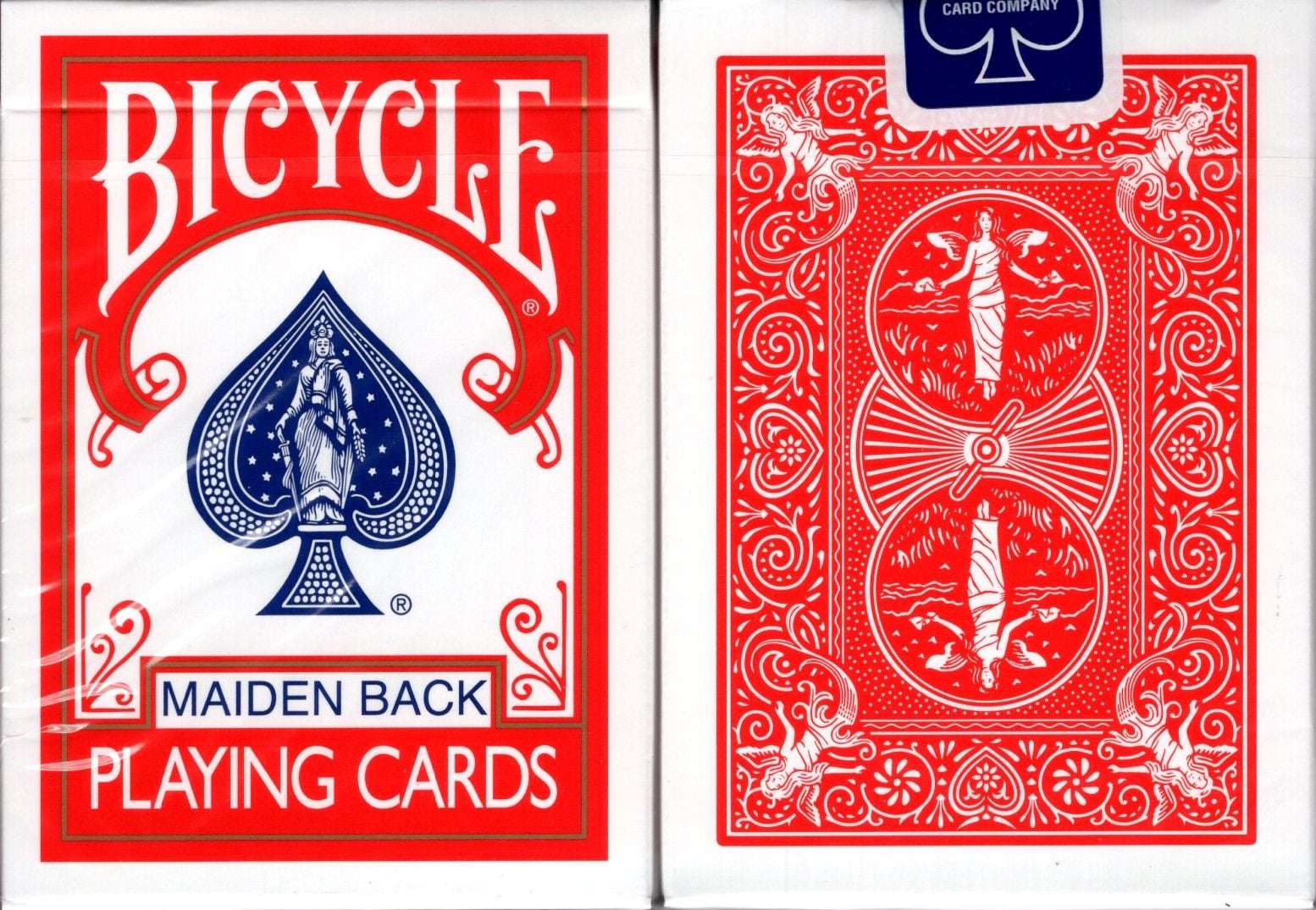 Marked VF v2 Red Maiden Back Bicycle Playing Cards