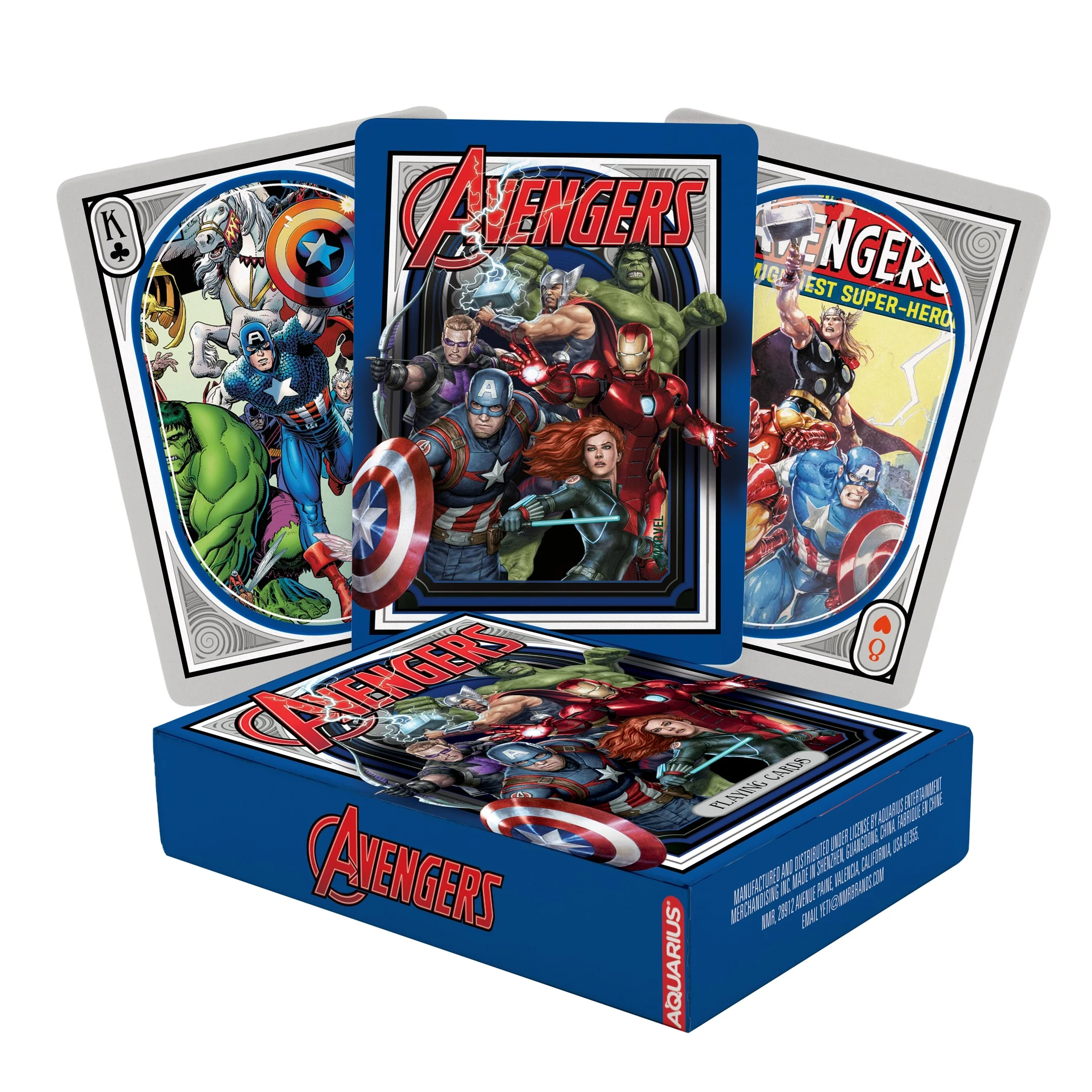 Marvel Avengers Nouveau Playing Cards â Avengers Assemble! by Aquarius
