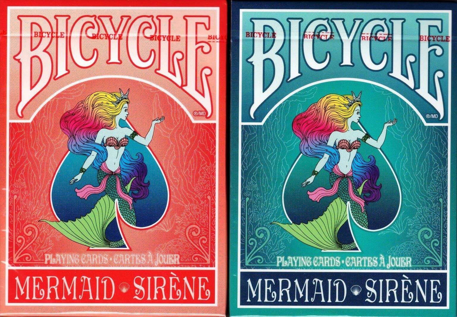 Mermaid Bicycle Playing Cards