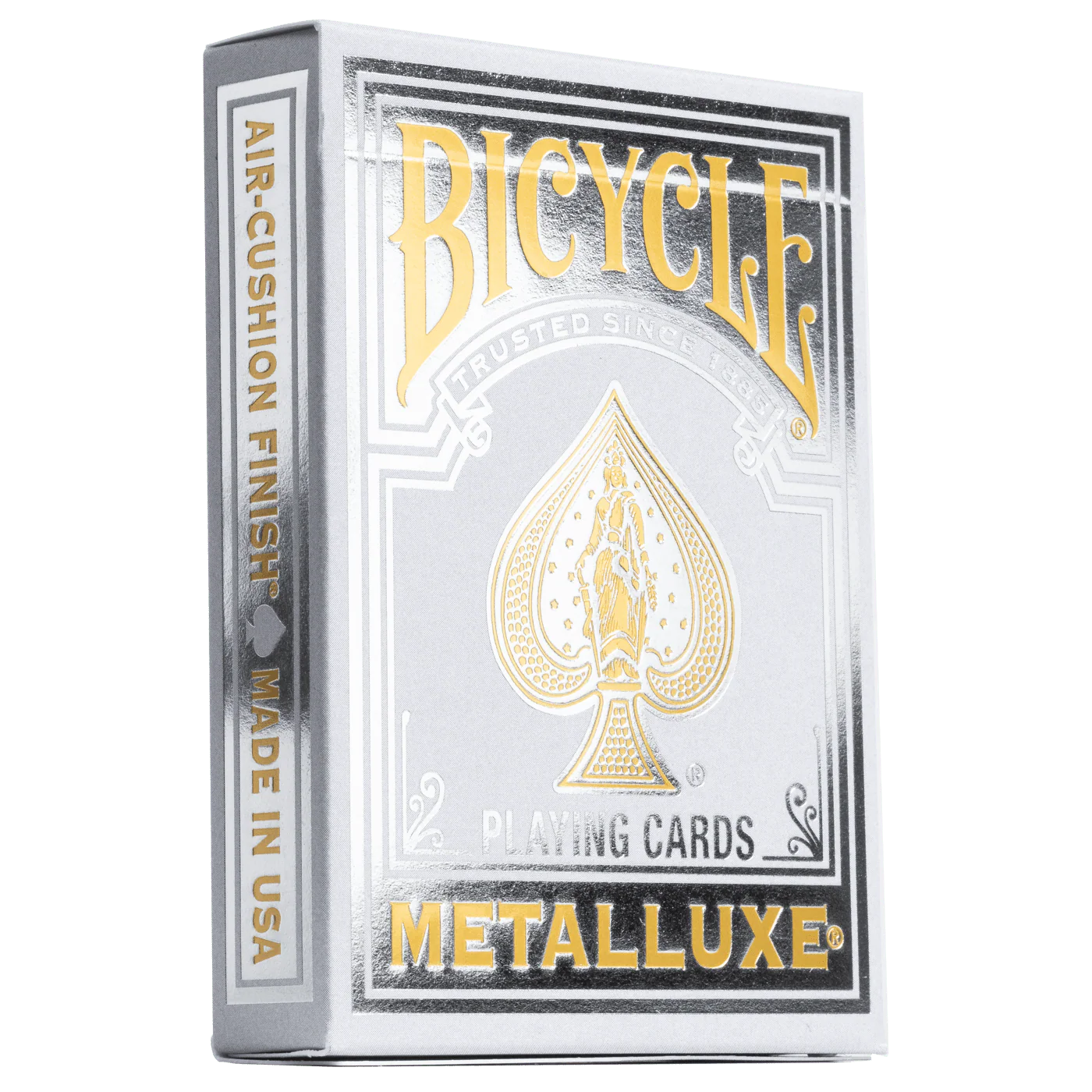 Metalluxe Silver Bicycle Playing Cards