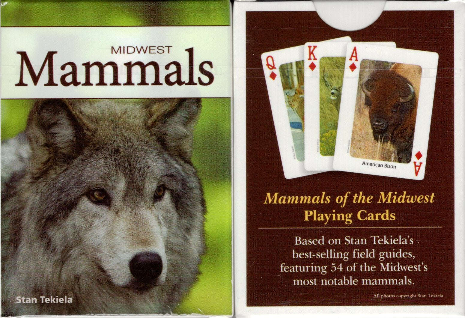 Midwest Mammals Playing Cards