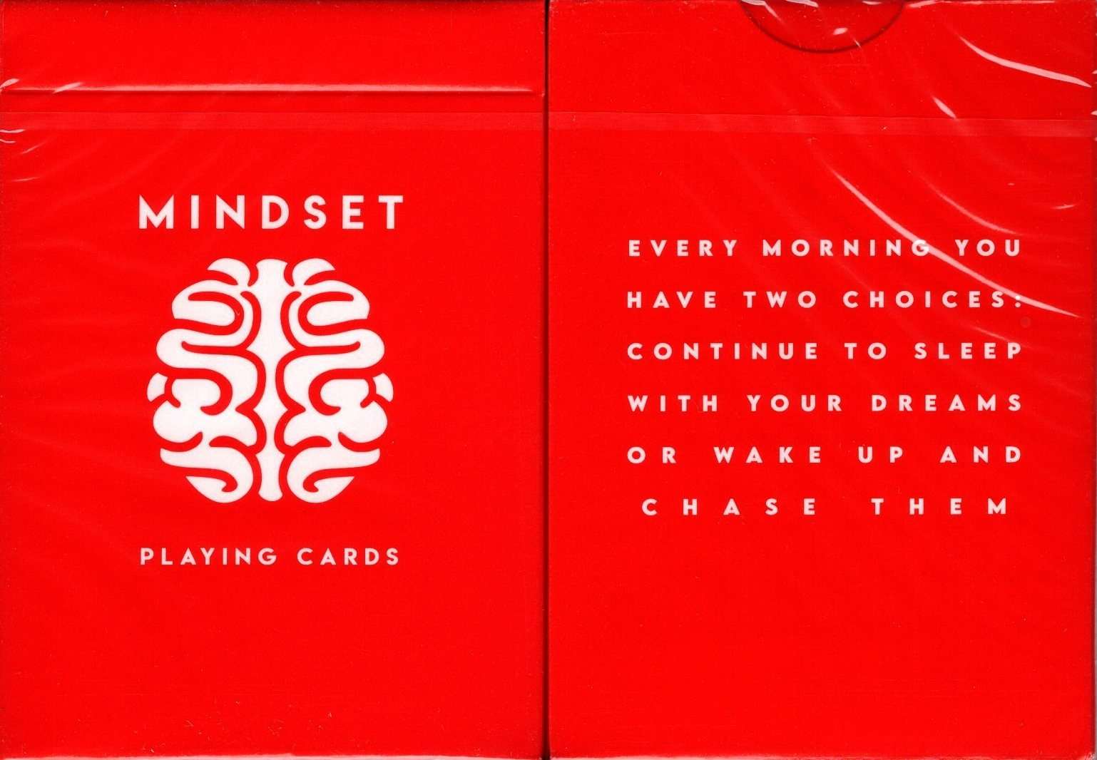 Mindset Red Marked Playing Cards USPCC