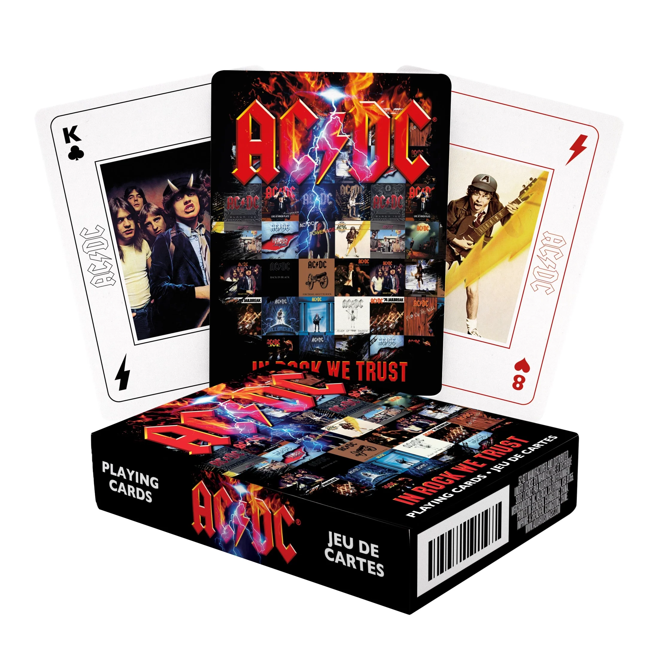 AC/DC Playing Cards by Aquarius â "In Rock We Trust"
