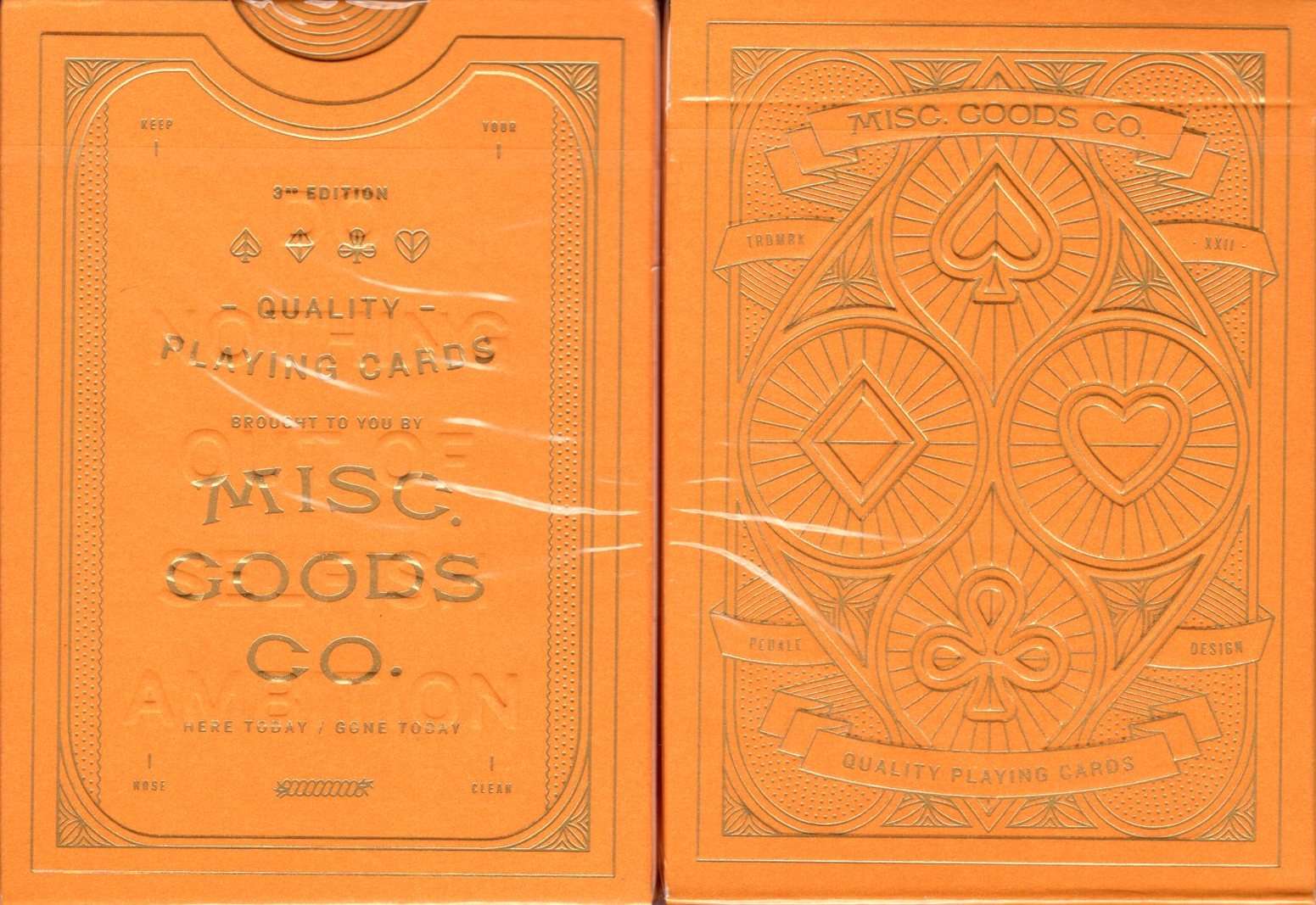 Misc Goods Co Sunrise Playing Cards USPCC