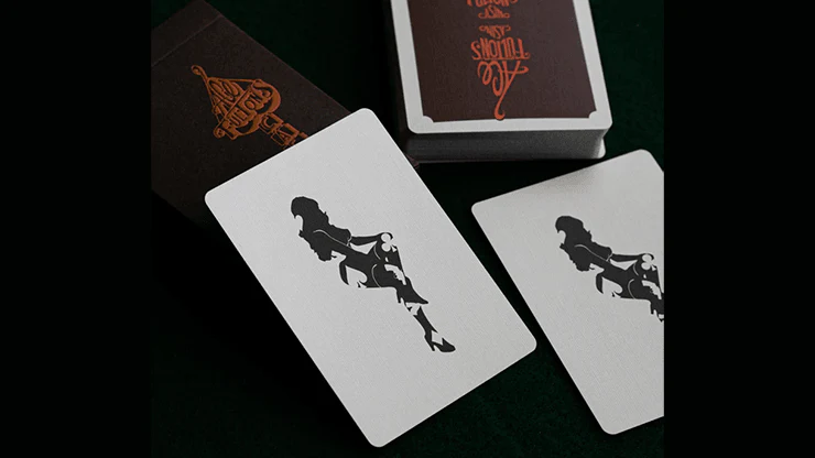 Ace Fulton's 10 Year Anniversary Brown Playing Cards USPCC