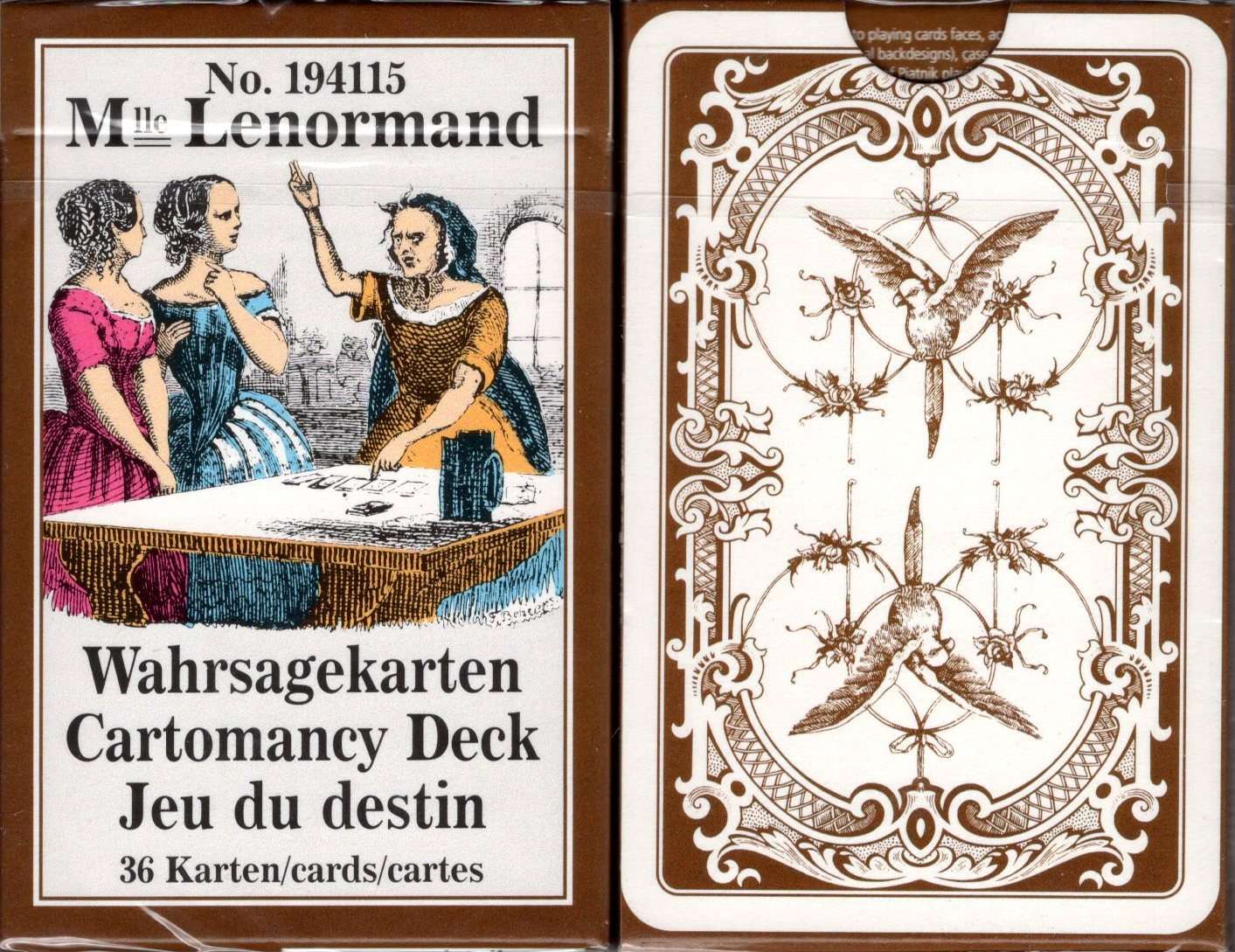 Mlle Lenormand Cartomancy Fortune Cards Piatnik