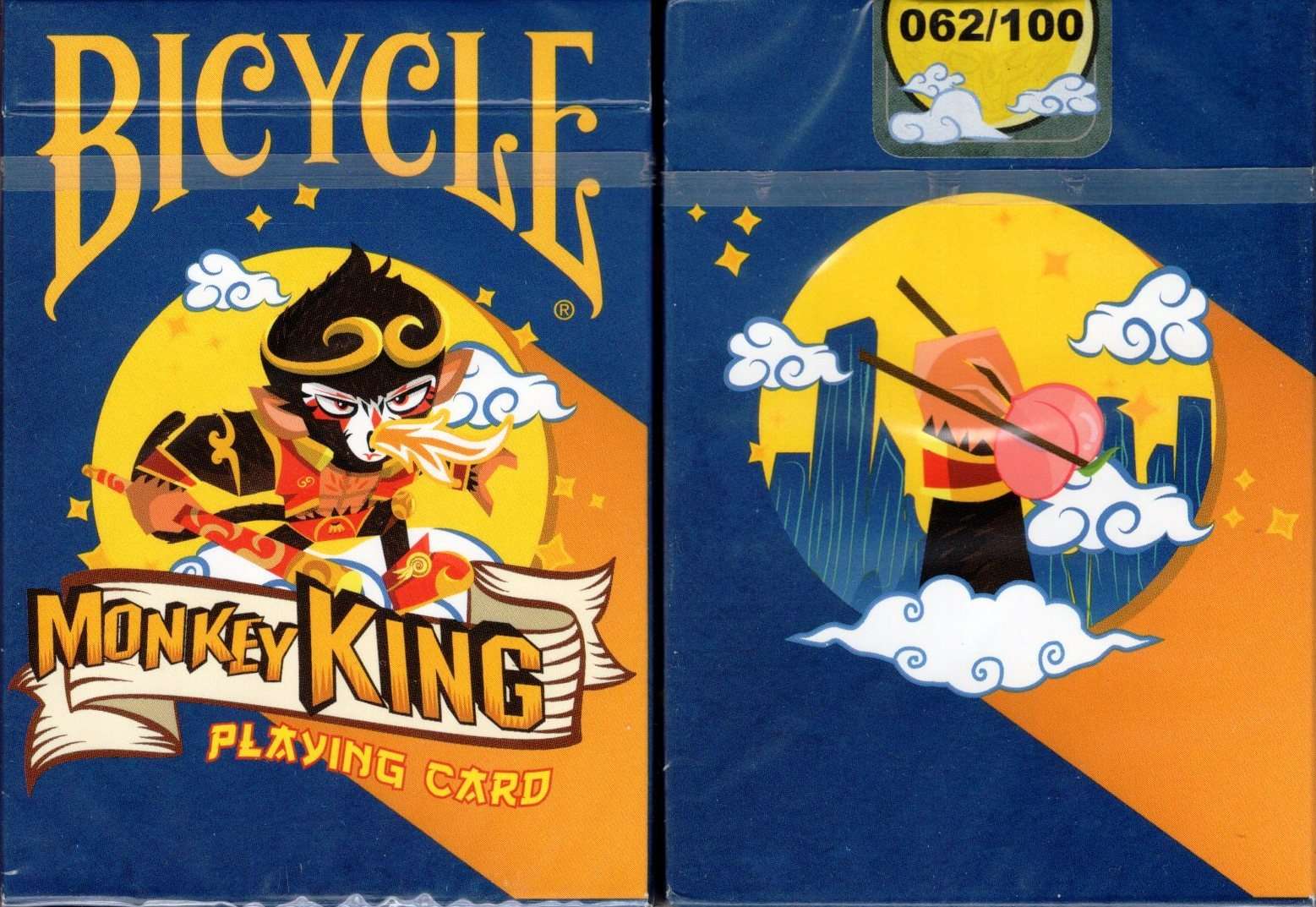 Monkey King Gilded Bicycle Playing Cards
