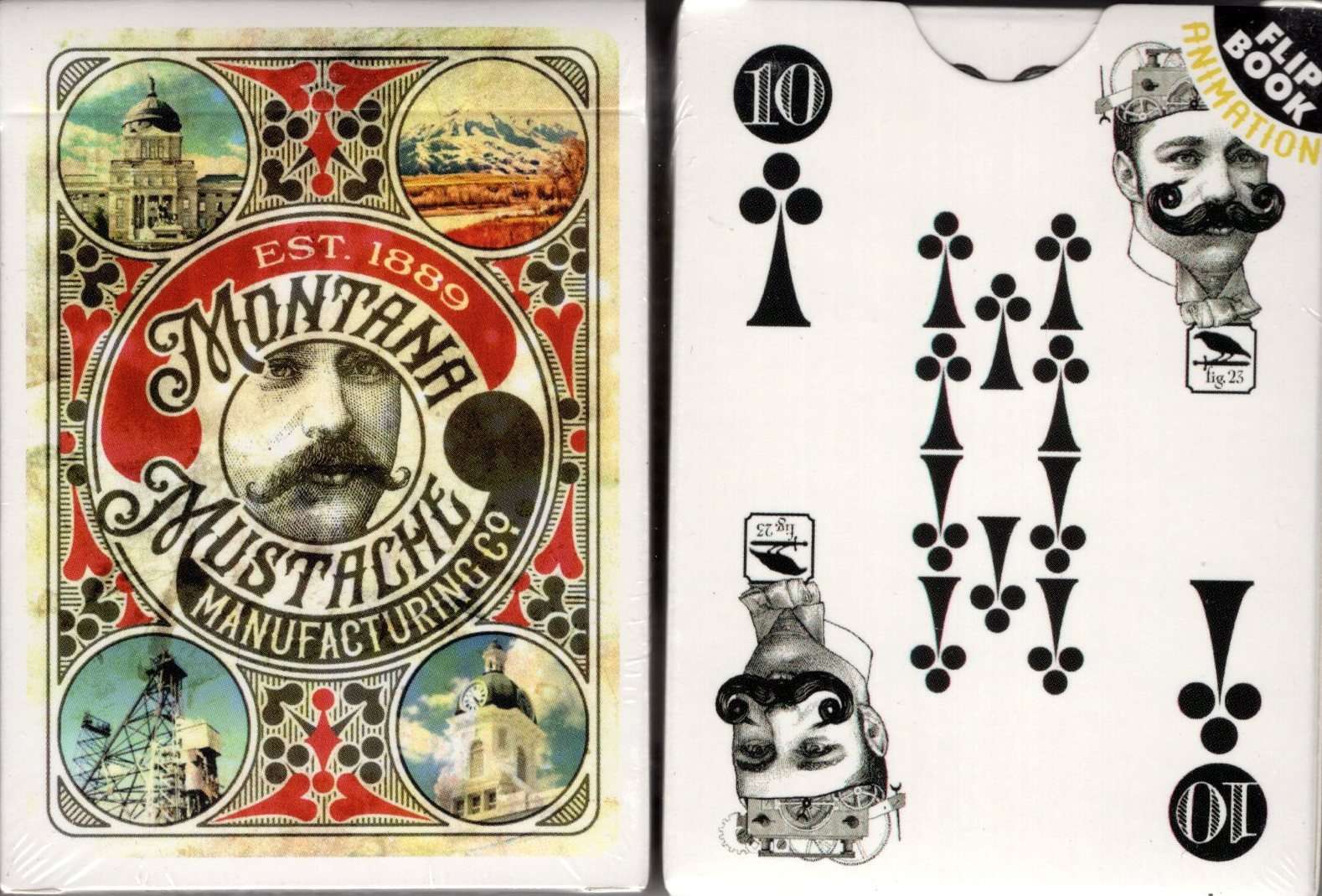 Montana Mustache Playing Cards MPC