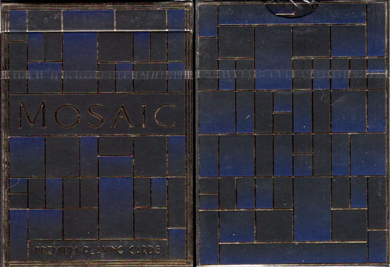 Mosaic Blue Diamond Playing Cards WJPC