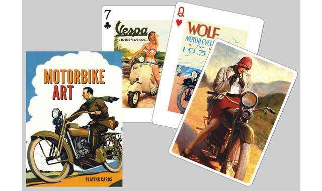 Motorbike Art Playing Cards Piatnik