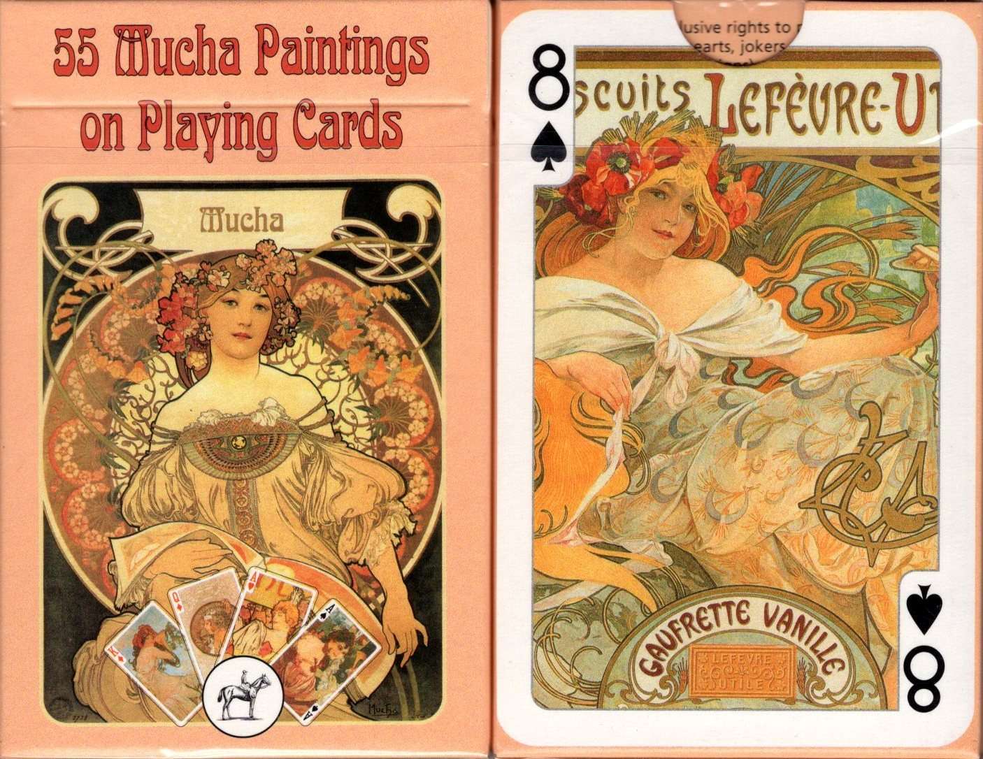 Mucha Paintings Playing Cards Piatnik