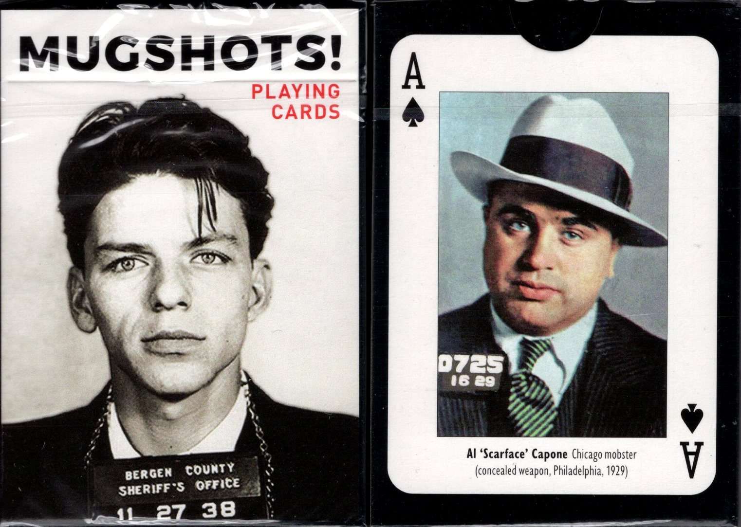 Mugshots Playing Cards by Piatnik - Deal with the Infamous and the Iconic