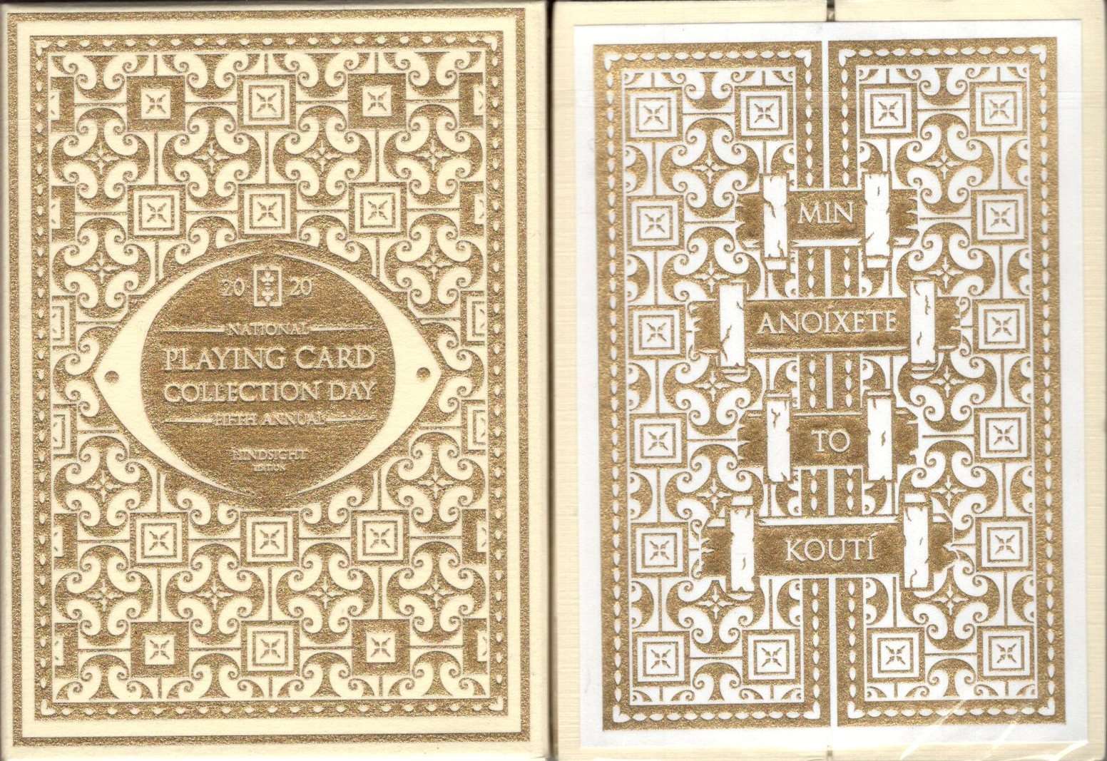 National Playing Card Collection Day 2020 Pandora's Box Disaster