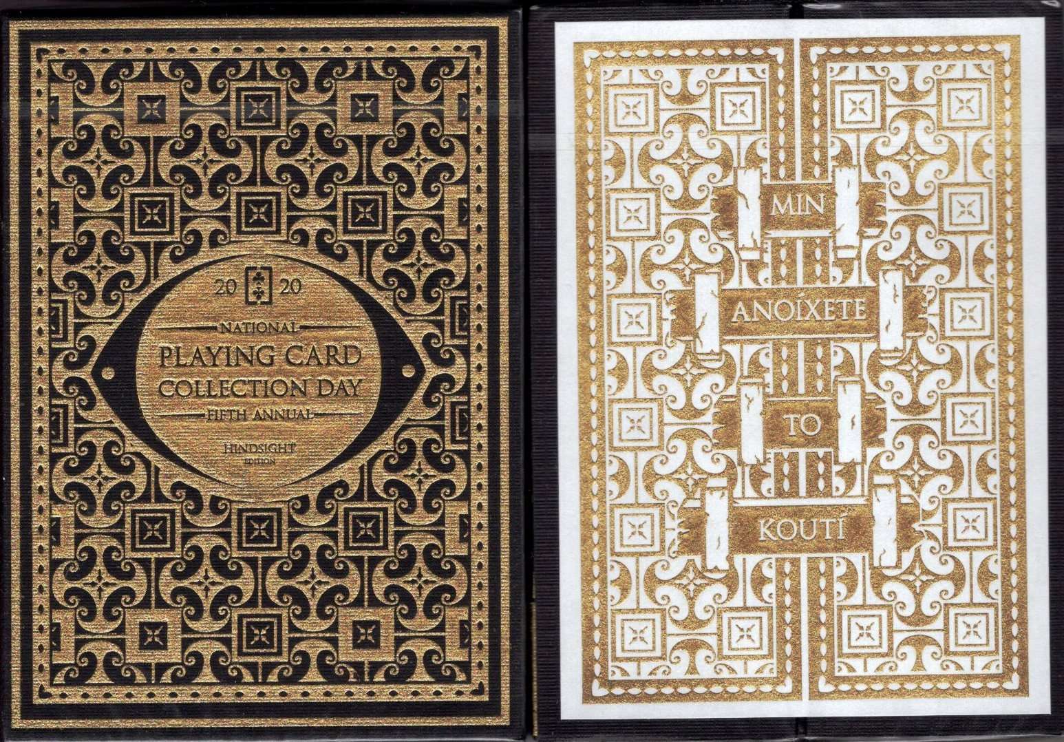 National Playing Card Collection Day 2020 Pandora's Box Gilded Destruction