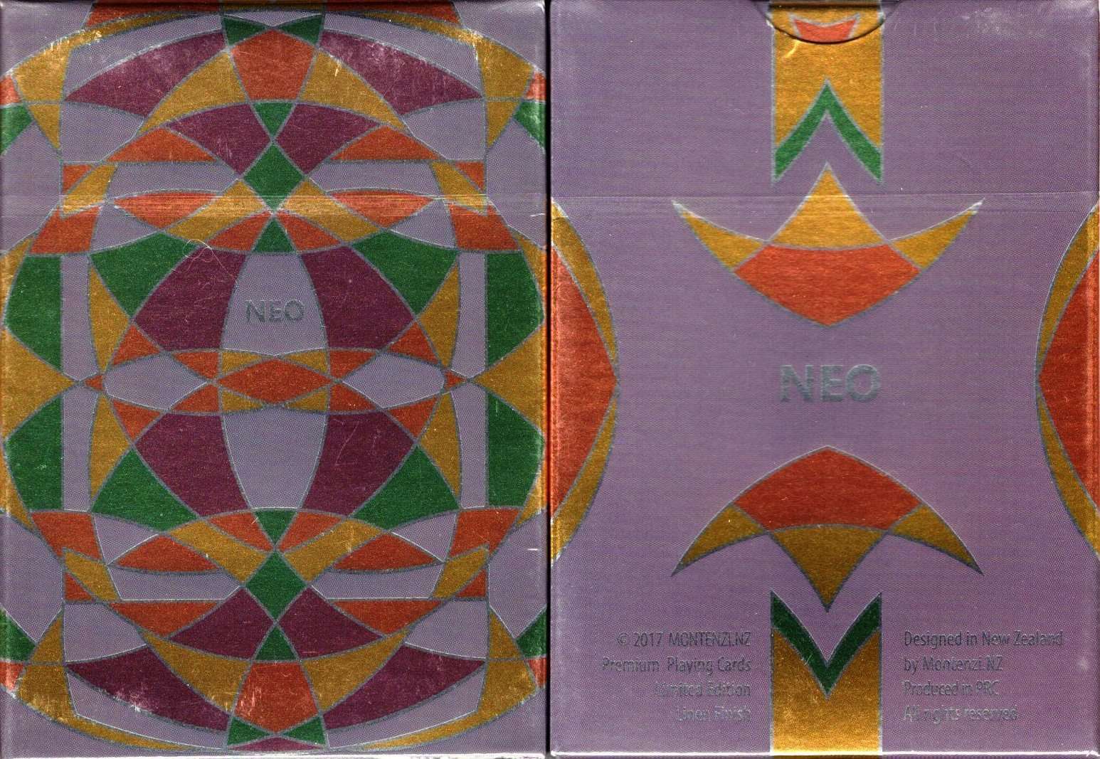 NEO Foil Tuck Case Playing Cards WJP