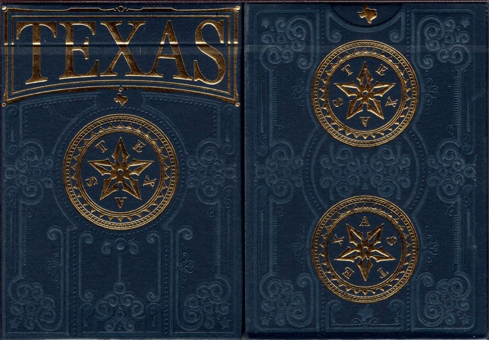 No. 4 St. James Luxury Texas Playing Cards Blue by Kings Wild Project