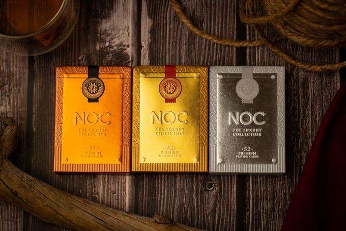 NOC Luxury Collection Playing Cards 3 Deck Set Cartamundi