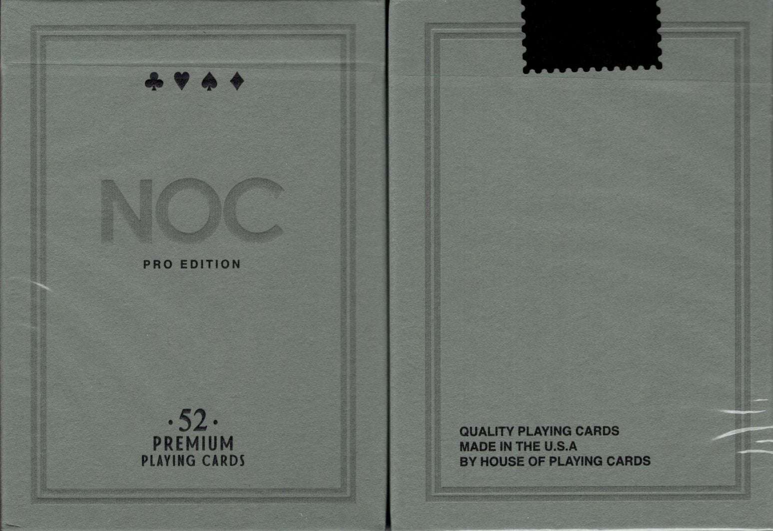 NOC Pro Greystone Marked Playing Cards USPCC