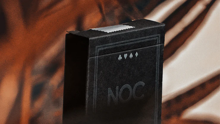 NOC Pro Jet Black Marked Playing Cards USPCC
