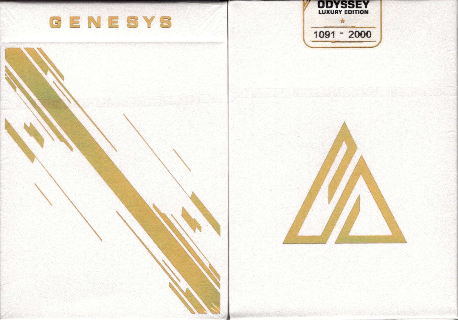 Odyssey Genesys White Playing Cards TCC