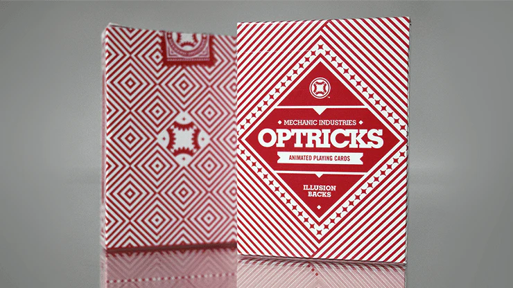 Optricks Red Animated Playing Cards
