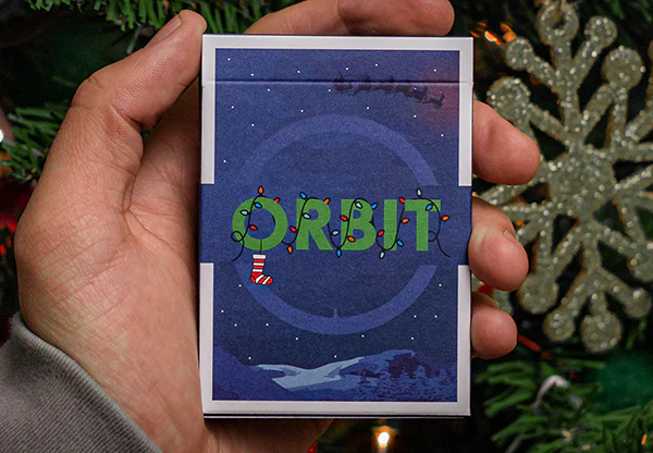 Orbit Christmas Playing Cards USPCC