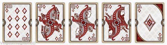 5161-ornate-white-scarlet-playing-cards-deck-uspcc-2.jpg Ornate White Scarlet Playing Cards Deck USPCC