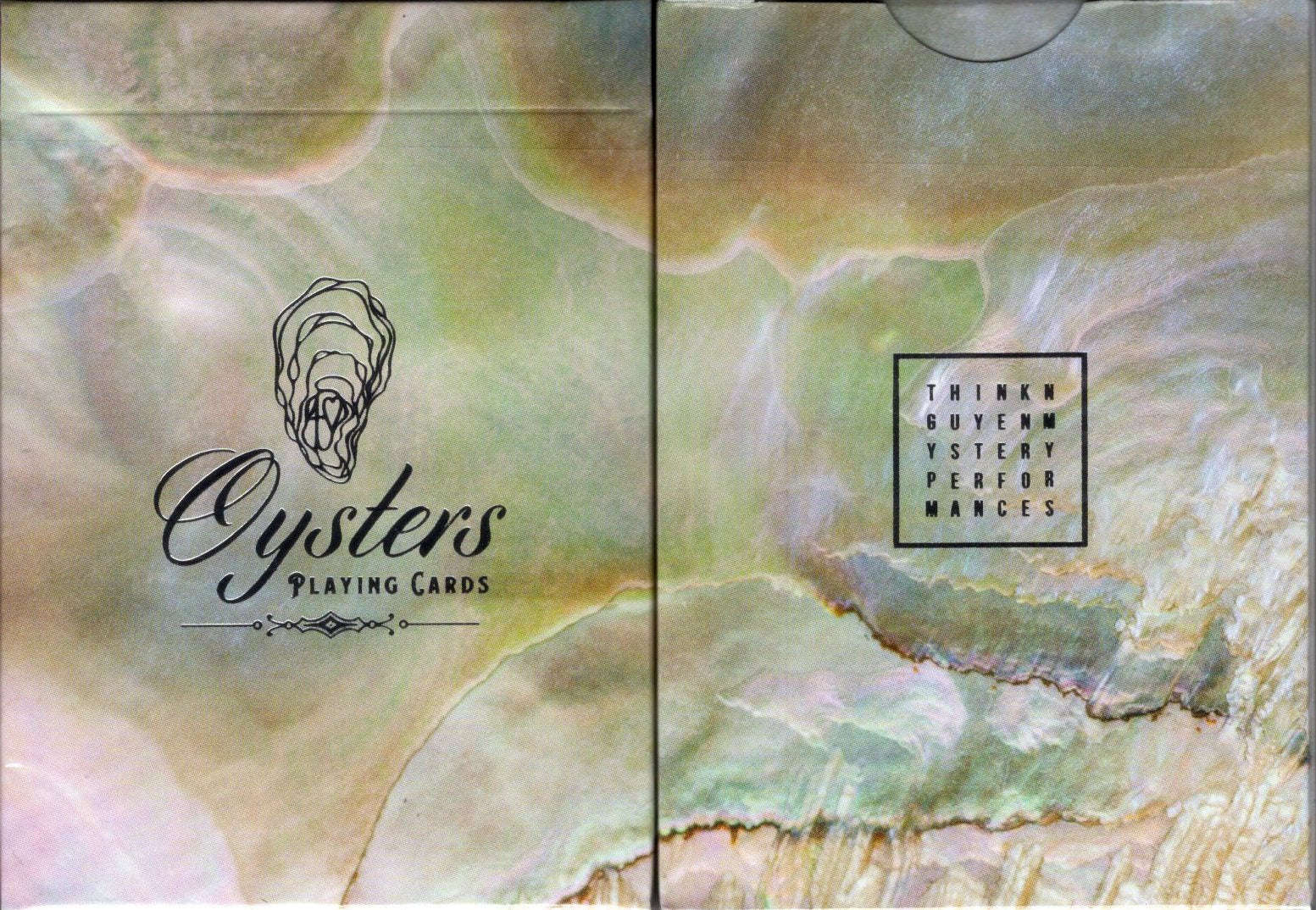 Oysters Marked Playing Cards USPCC