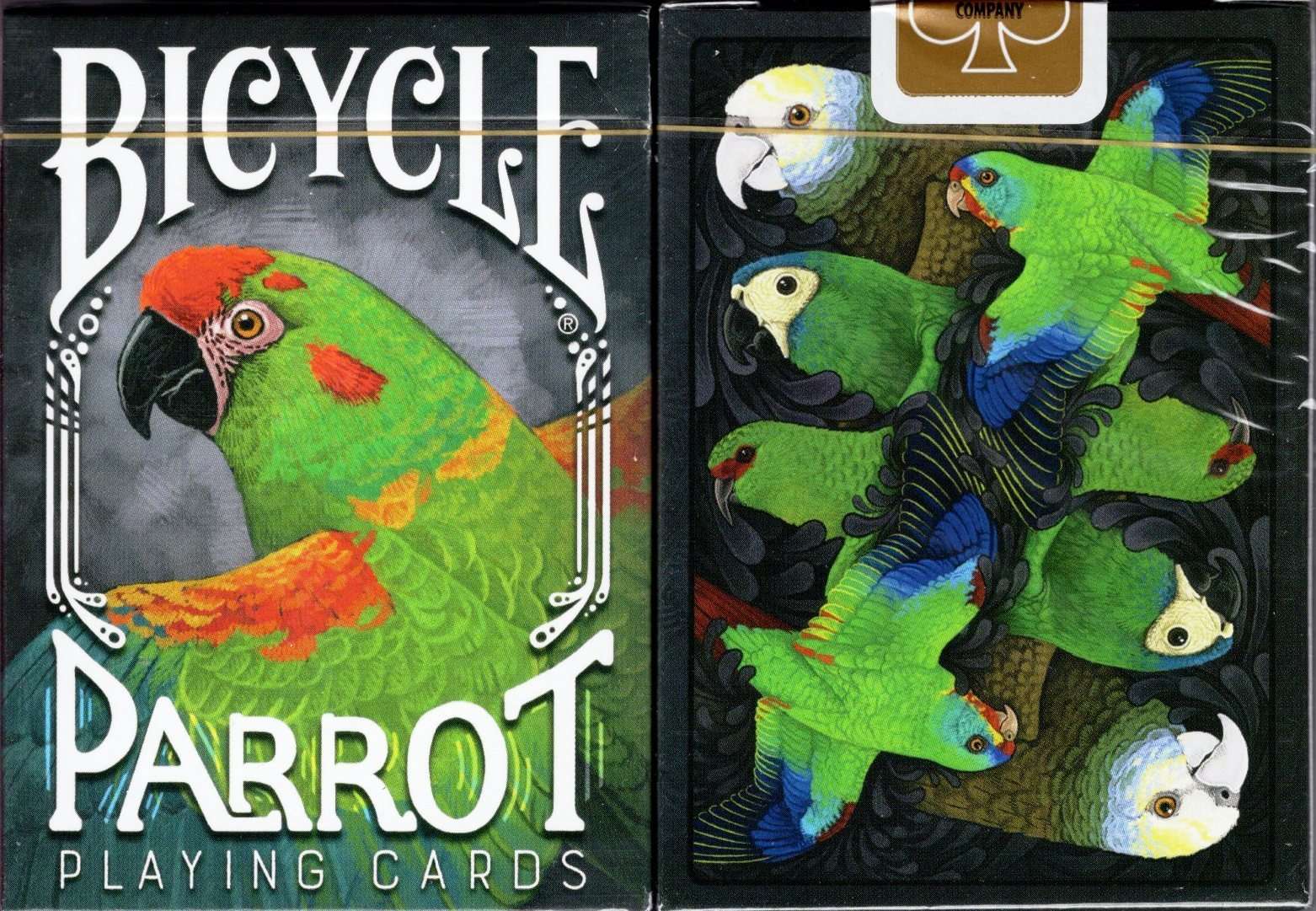 Parrot Gilded Bicycle Playing Cards
