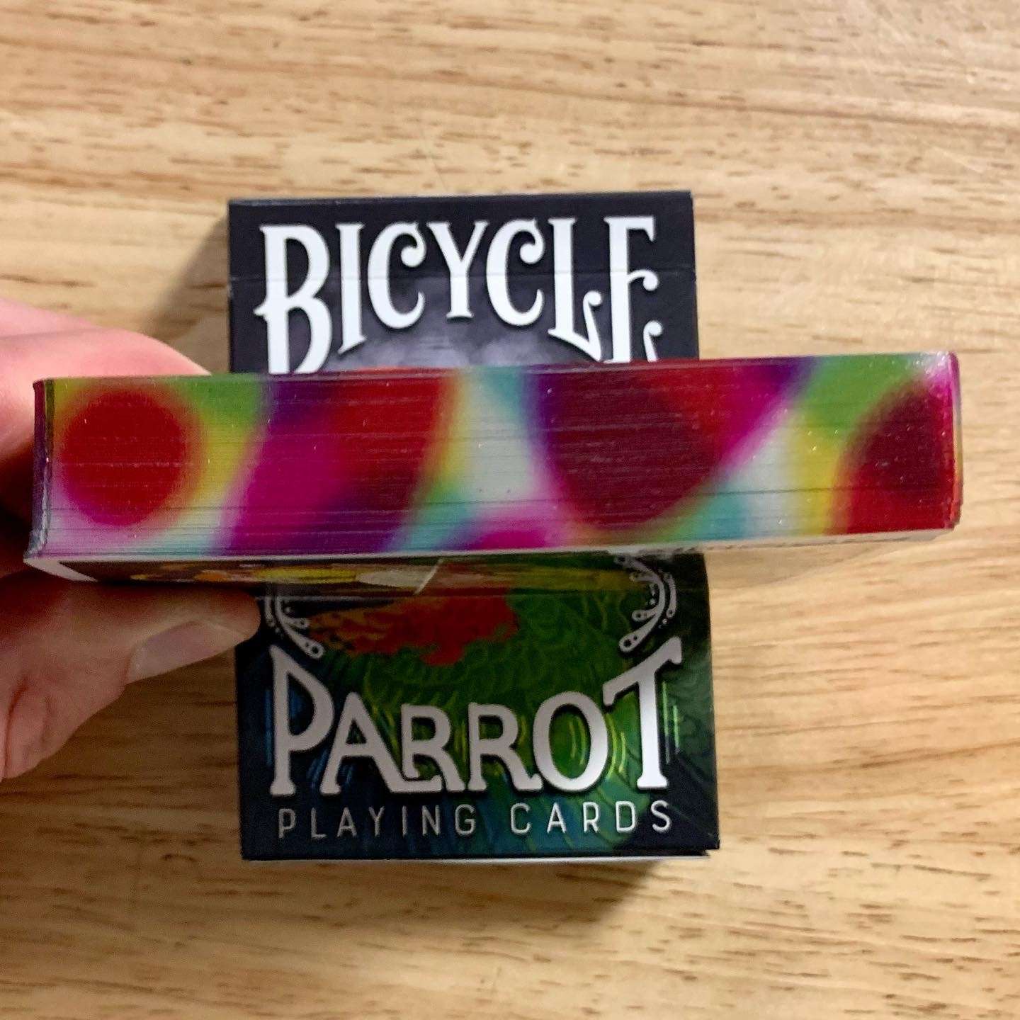Parrot Gilded Bicycle Playing Cards